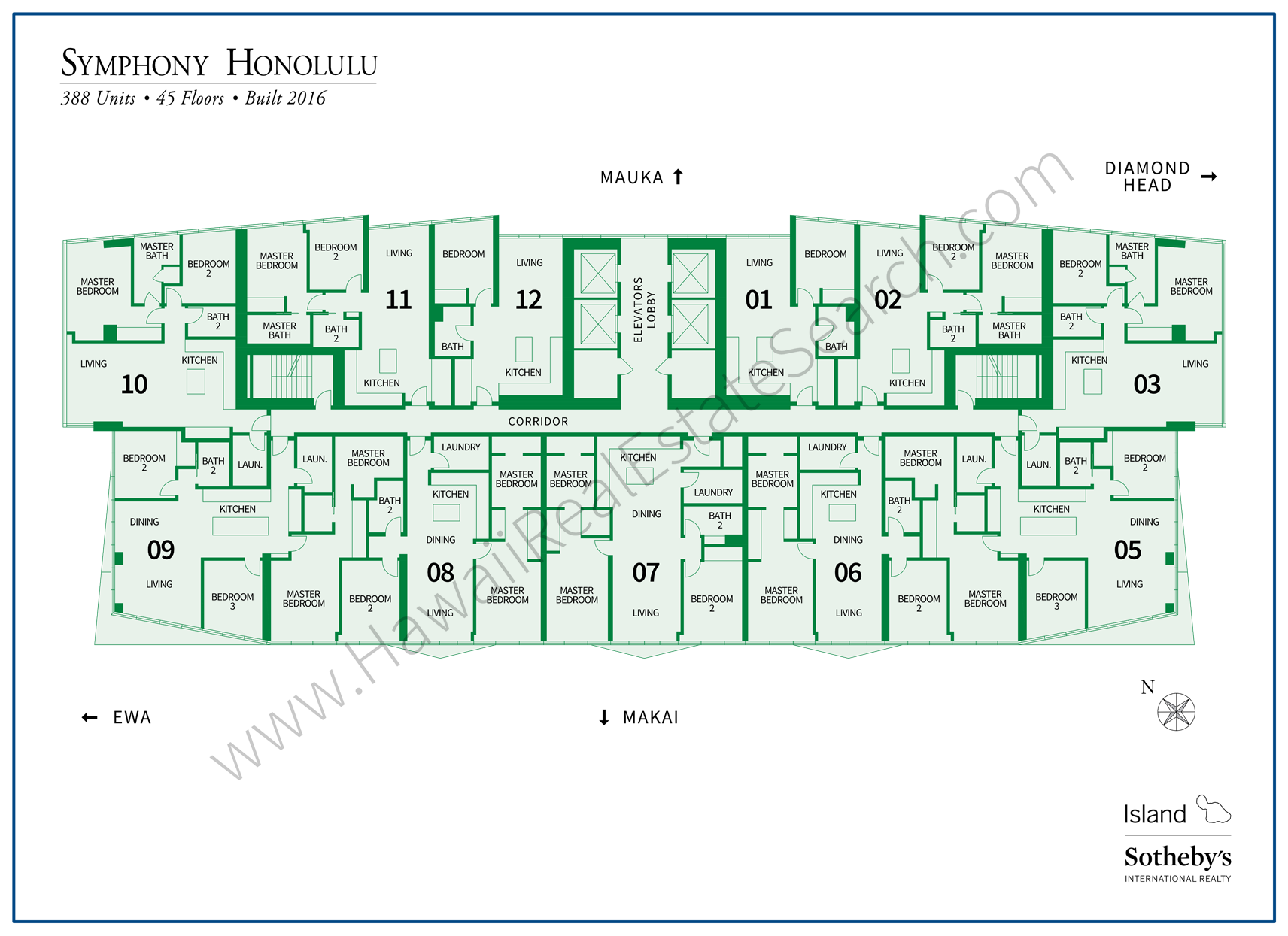 Symphony Honolulu Map